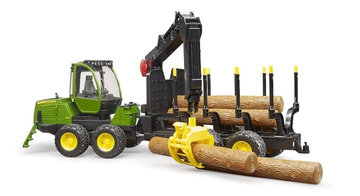 Bruder John Deere - Forwarder bosbouwmachine (02133) in de groep SPEELGOED, KINDER- & BABYPRODUCTEN / Speelgoed / Speelgoed bij TP E-commerce Nordic AB (C83636)