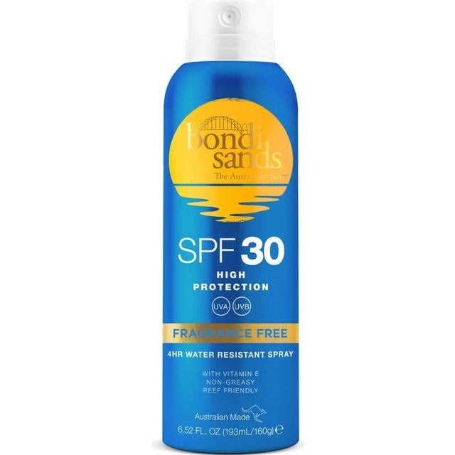 Bondi Sands SPF 30+ Geurvrije Aerosol Gezichtsnevel 193 ml in de groep BEAUTY & HEALTH / Huidsverzorging / Zonnebank / Zonnebescherming bij TP E-commerce Nordic AB (C83651)