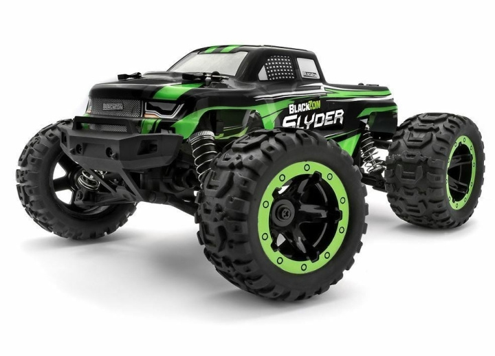 Blackzon Slyder MT 1/16 4WD elektrische monstertruck - groen (540100) in de groep SPEELGOED, KINDER- & BABYPRODUCTEN / Op afstand bestuurbaar / Afstand bestuurbare auto\'s bij TP E-commerce Nordic AB (C83662)