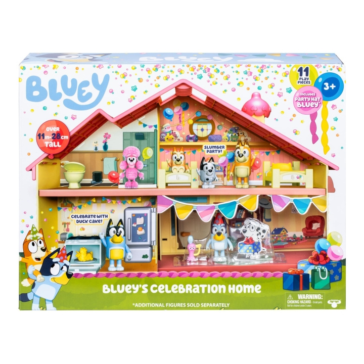 BLUEY BLUEY\'s Verjaardagsfeest Thuis Speelset (90269) in de groep SPEELGOED, KINDER- & BABYPRODUCTEN / Speelgoed / Speelgoed bij TP E-commerce Nordic AB (C83733)