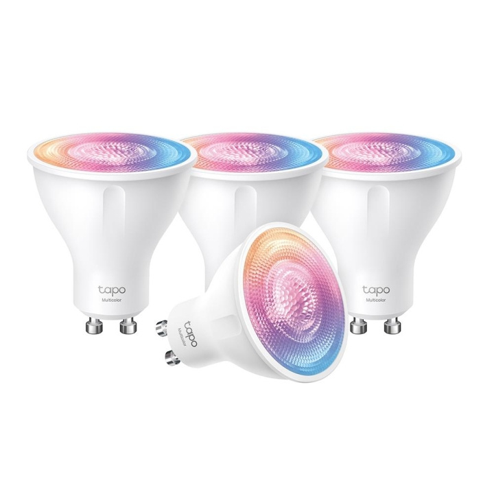 TP-Link Tapo Smart Wi-Fi Spotlight, Multicolor (4-pack) /Tapo L630 in de groep HOME ELECTRONICS / Verlichting / LED-lampen bij TP E-commerce Nordic AB (C83805)