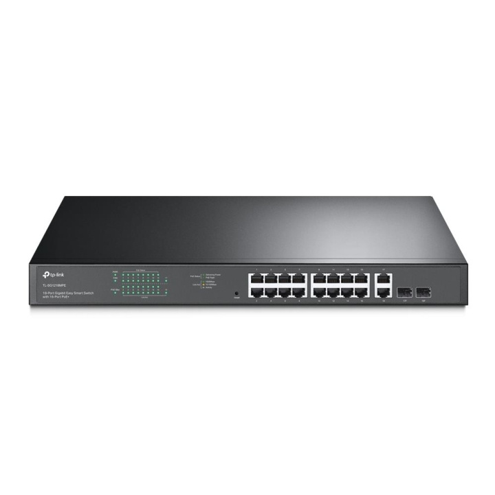 TP-Link 18-poorts Gigabit Easy Smart Switch met 16-poorts PoE+ in de groep COMPUTERS & RANDAPPARATUUR / Netwerk / Schakelaars bij TP E-commerce Nordic AB (C83824)