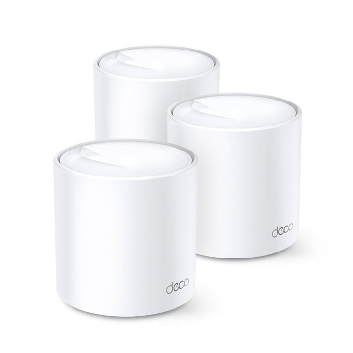 TP-Link Deco X20 (3-pack) Wi-Fi 6 AX1800 Wi-Fi-systeem voor het hele huis Mesh in de groep COMPUTERS & RANDAPPARATUUR / Netwerk / WiFi Extenders bij TP E-commerce Nordic AB (C83838)