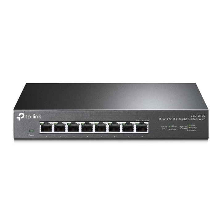 TP-Link 8-poorts 2,5G Multi-Gigabit desktopswitch in de groep COMPUTERS & RANDAPPARATUUR / Netwerk / Schakelaars bij TP E-commerce Nordic AB (C83851)