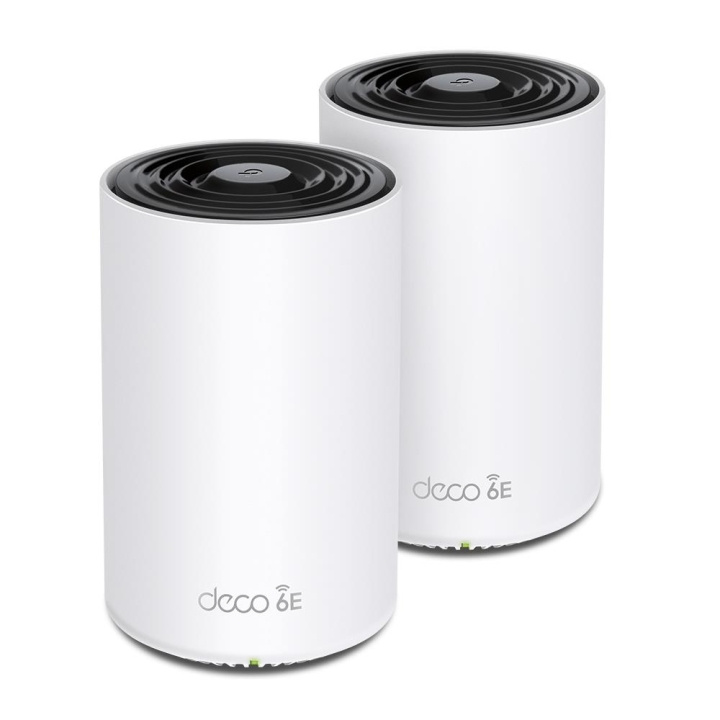 TP-Link Deco XE75 (2-pack) Wi-Fi 6E AXE5400 Wi-Fi-systeem voor het hele huis Mesh in de groep COMPUTERS & RANDAPPARATUUR / Netwerk / WiFi Extenders bij TP E-commerce Nordic AB (C83861)