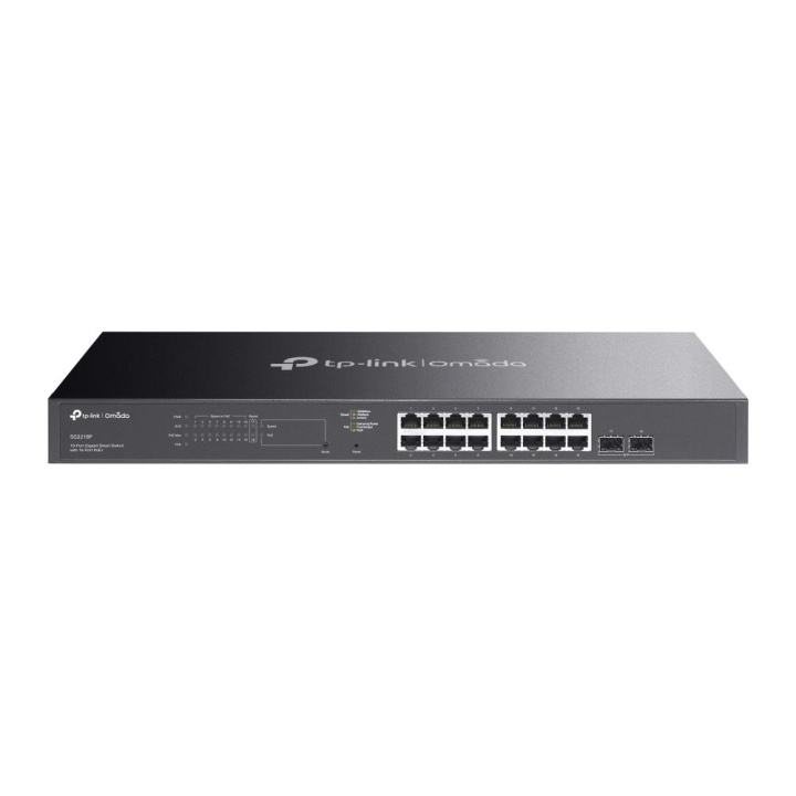 TP-Link JetStream 18-poorts Gigabit Smart Switch met 16-poorts PoE+ in de groep COMPUTERS & RANDAPPARATUUR / Netwerk / Schakelaars bij TP E-commerce Nordic AB (C83886)