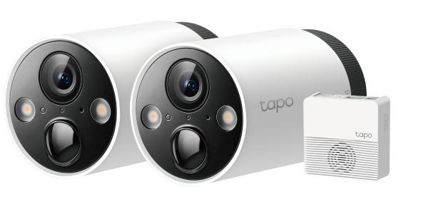 TP-Link Tapo Slim Draadloos Beveiligings Camerasysteem /Tapo C420S2 in de groep HUISHOUDEN & TUIN / Alarm & Beveiliging / Beveiligingscamera\'s / Digitaal (netwerk) / Buitencamera\'s bij TP E-commerce Nordic AB (C83906)