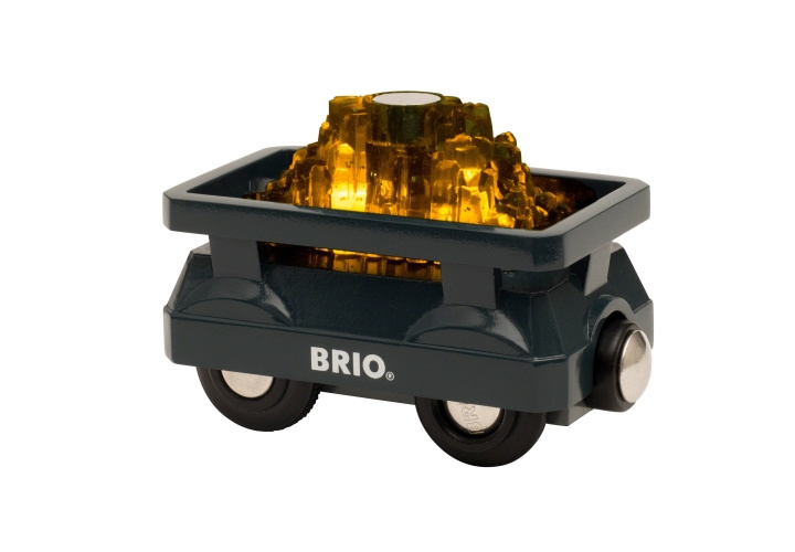 BRIO Verlichte gouden wagen (33896) in de groep SPEELGOED, KINDER- & BABYPRODUCTEN / Speelgoed / Bouwspeelgoed / Brio treinrails bij TP E-commerce Nordic AB (C83967)