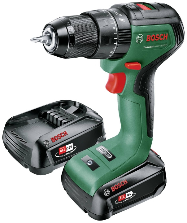 Bosch UniversalImpact 18V-60 Boor / Schroevendraaier ( Inclusief batterij ) in de groep HUISHOUDEN & TUIN / Gereedschap / Schroevendraaiers bij TP E-commerce Nordic AB (C84028)