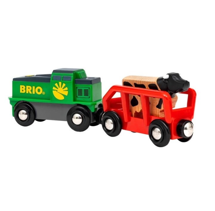 BRIO Accu Boerderij Trein - (3618) in de groep SPEELGOED, KINDER- & BABYPRODUCTEN / Speelgoed / Bouwspeelgoed / Brio treinrails bij TP E-commerce Nordic AB (C84074)