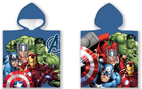 BrandMac Poncho Handdoek - 50 x 100 cm - Avengers (110066) in de groep SPEELGOED, KINDER- & BABYPRODUCTEN / Kindertextiel / Badaccessoires bij TP E-commerce Nordic AB (C84082)