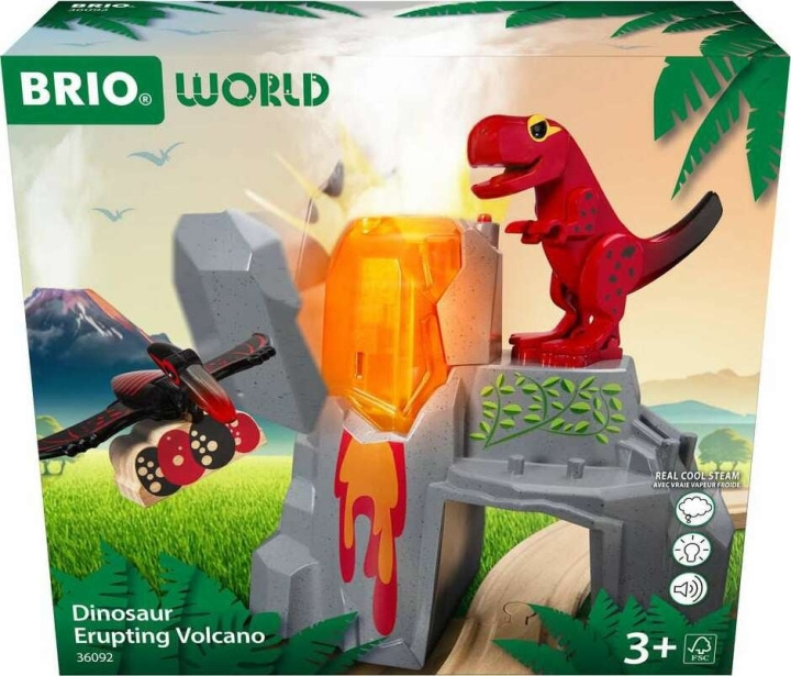 BRIO Actieve vulkaan met dinosaurussen - (36092 ) in de groep SPEELGOED, KINDER- & BABYPRODUCTEN / Speelgoed / Bouwspeelgoed / Brio treinrails bij TP E-commerce Nordic AB (C84121)