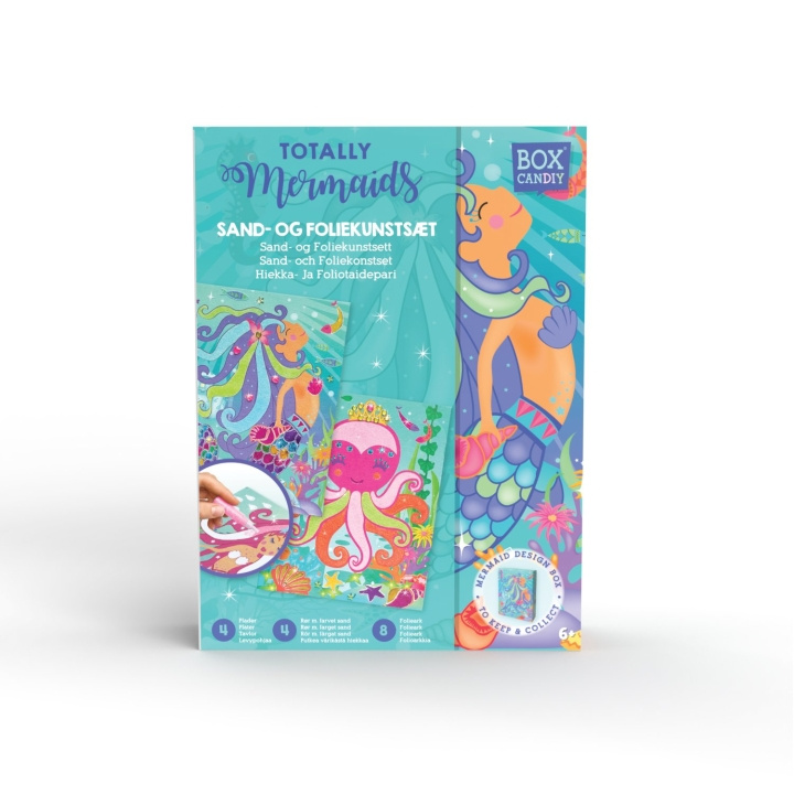 BOX CANDIY Zand en folie kunst - Totally Mermaids - (BC-1901) in de groep SPEELGOED, KINDER- & BABYPRODUCTEN / Speelgoed / Ambachten bij TP E-commerce Nordic AB (C84123)