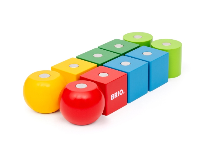 BRIO Magnetische Houten Blokken - 30435 in de groep SPEELGOED, KINDER- & BABYPRODUCTEN / Speelgoed / Bouwspeelgoed / Bouwblokken bij TP E-commerce Nordic AB (C84145)