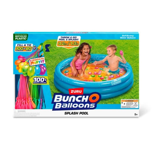 Bunch O \'Balloons Zwembad met 100 zelfdichtende waterballonnen (56590) in de groep SPEELGOED, KINDER- & BABYPRODUCTEN / Buitenspeelgoed / Badspeelgoed bij TP E-commerce Nordic AB (C84153)