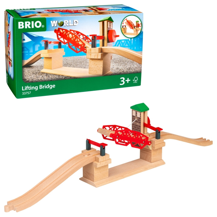 BRIO Hefbrug (33757) in de groep SPEELGOED, KINDER- & BABYPRODUCTEN / Speelgoed / Bouwspeelgoed / Brio treinrails bij TP E-commerce Nordic AB (C84167)