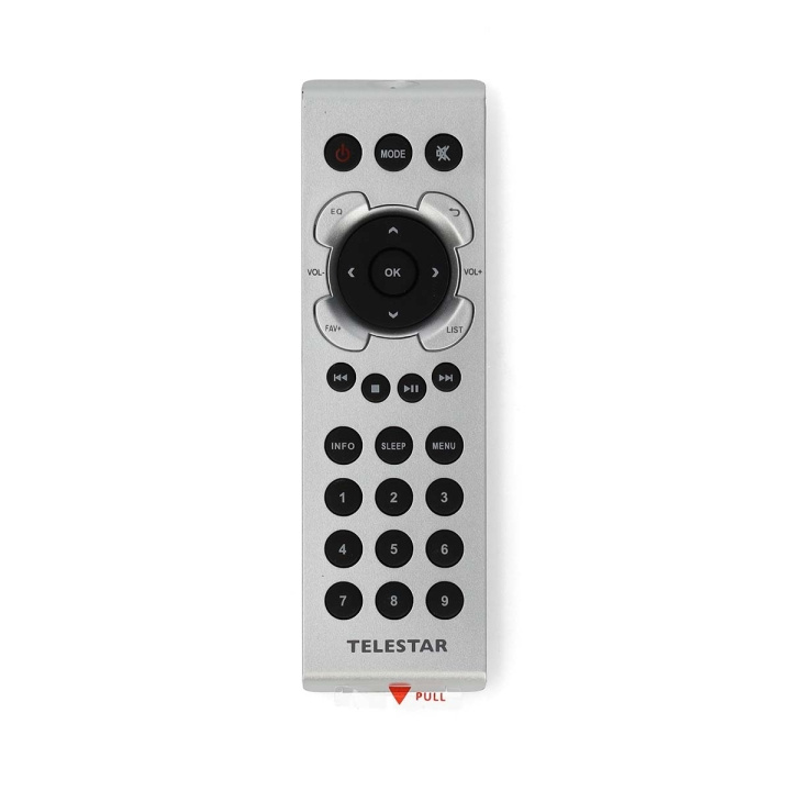 TELESTAR Remote Control DIRA M10 / S20 / S20i Silver in de groep HOME ELECTRONICS / Audio & Beeld / TV & Accessoires / Afstandsbedieningen bij TP E-commerce Nordic AB (C84253)