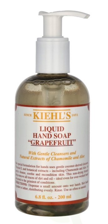 Kiehl\'s Liquid Hand Soap 200 ml Grapefruit in de groep BEAUTY & HEALTH / Huidsverzorging / Lichaamsverzorging / Geurende zeep bij TP E-commerce Nordic AB (C84347)