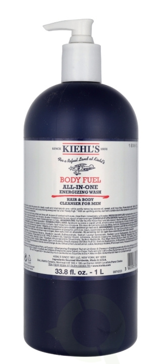 Kiehl\'s Body Fuel All-in-One Energizing Body Wash 1000 ml in de groep BEAUTY & HEALTH / Huidsverzorging / Lichaamsverzorging / Bad- en douchegels bij TP E-commerce Nordic AB (C84348)