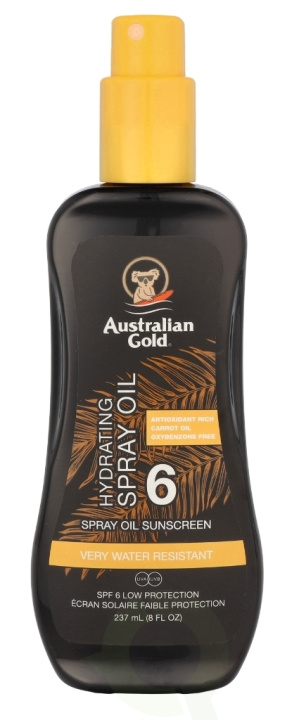 Australian Gold Hydrating Spray Oil Sunscreen SPF6 237 ml in de groep BEAUTY & HEALTH / Huidsverzorging / Zonnebank / Zonnebescherming bij TP E-commerce Nordic AB (C84474)