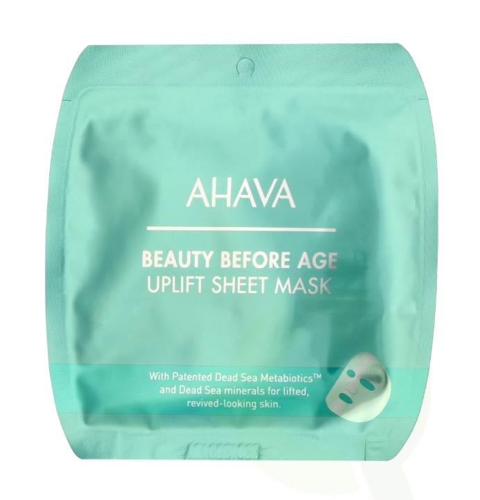 Ahava Beauty Before Age Uplift Sheet Mask 102 g 6x17g in de groep BEAUTY & HEALTH / Huidsverzorging / Gezicht / Maskers bij TP E-commerce Nordic AB (C84493)