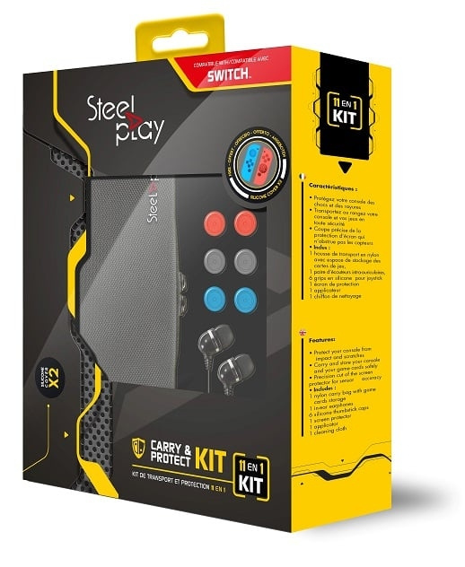 Steelplay Carry & Protect Kit in de groep HOME ELECTRONICS / Spelconsoles en accessoires / Nintendo Switch / Accessoires bij TP E-commerce Nordic AB (C84567)