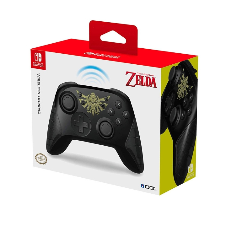 Hori Draadloze Horipad - Zelda Editie in de groep HOME ELECTRONICS / Spelconsoles en accessoires / Nintendo Switch / Accessoires bij TP E-commerce Nordic AB (C84574)