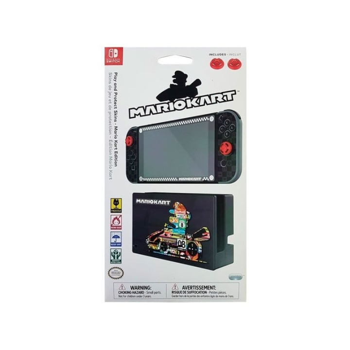 PDP Gaming Nintendo Switch Mario Kart Bescherm Skin in de groep HOME ELECTRONICS / Spelconsoles en accessoires / Nintendo Switch / Accessoires bij TP E-commerce Nordic AB (C84576)