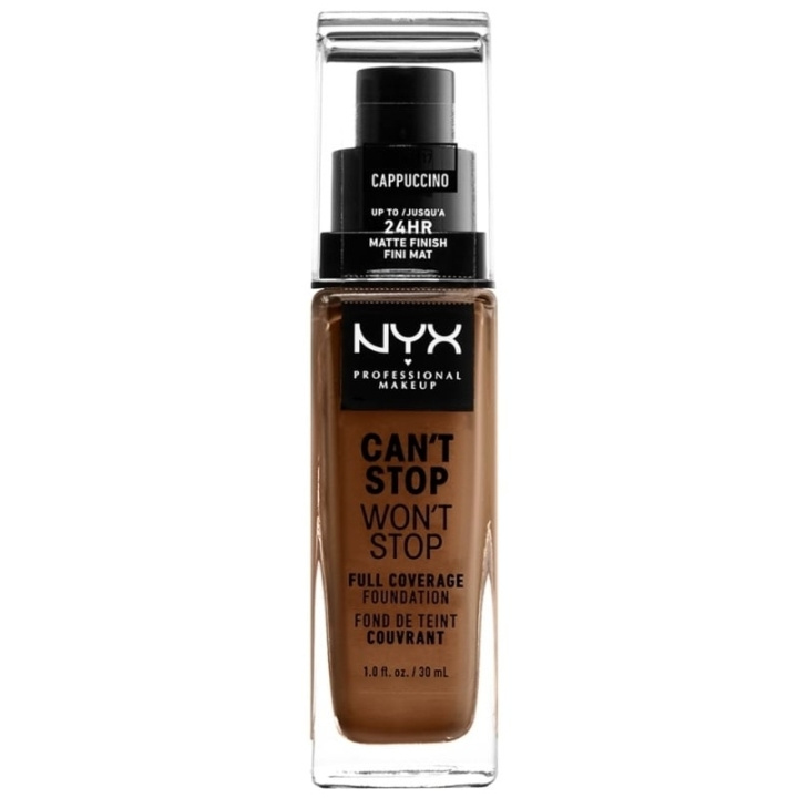 NYX Professional Makeup Can\'t Stop Won\'t Stop Foundation - Cappucino in de groep BEAUTY & HEALTH / Makeup / Make-up gezicht / Foundation bij TP E-commerce Nordic AB (C84580)