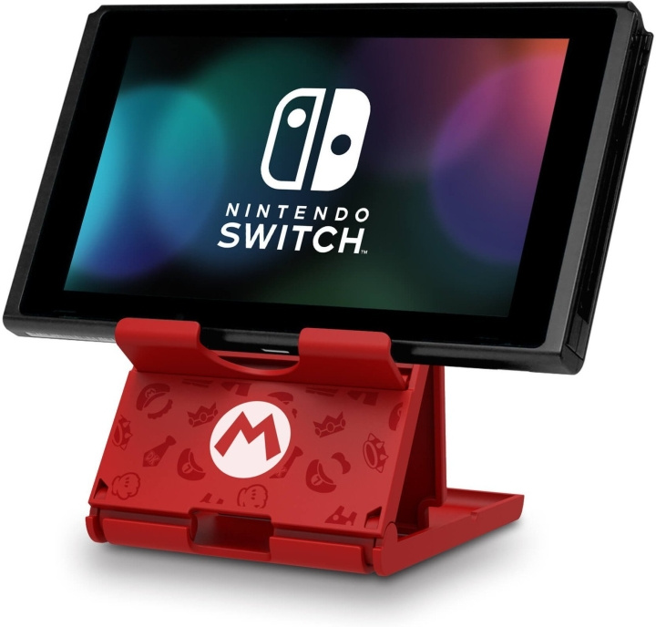 Hori Officiële Nintendo Switch Compacte Speelstandaard (Mario) in de groep HOME ELECTRONICS / Spelconsoles en accessoires / Nintendo Switch / Accessoires bij TP E-commerce Nordic AB (C84587)