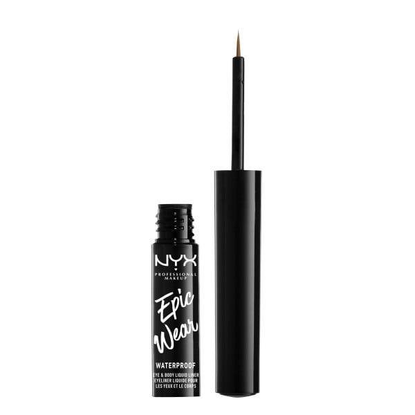 NYX Professional Makeup Epic Wear Metallic Vloeibare Liner - Bruin Metaal in de groep BEAUTY & HEALTH / Makeup / Ogen & Wenkbrauwen / Eyeliner / Kajal bij TP E-commerce Nordic AB (C84614)