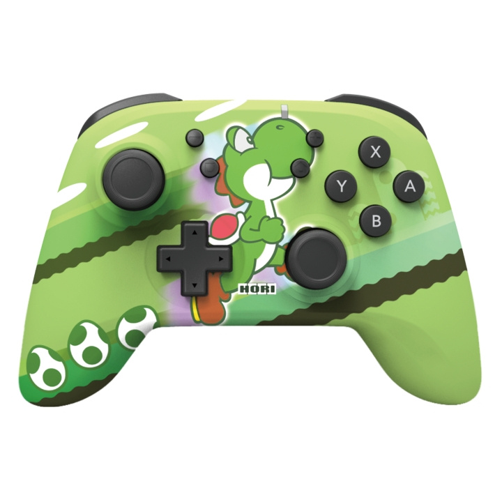 Hori Draadloze Horipad Super Mario-serie Yoshi in de groep HOME ELECTRONICS / Spelconsoles en accessoires / Nintendo Switch / Accessoires bij TP E-commerce Nordic AB (C84616)