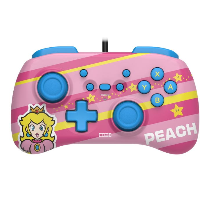 Hori Horipad Mini Super Mario serie Peach in de groep HOME ELECTRONICS / Spelconsoles en accessoires / Nintendo Switch / Accessoires bij TP E-commerce Nordic AB (C84617)