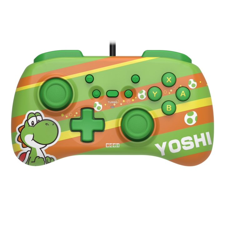 Hori Horipad Mini Super Mario-serie Yoshi in de groep HOME ELECTRONICS / Spelconsoles en accessoires / Nintendo Switch / Accessoires bij TP E-commerce Nordic AB (C84618)