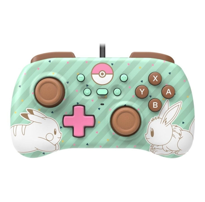 Hori Switch PAD Mini - Pokémon: Pikachu & Eevee in de groep HOME ELECTRONICS / Spelconsoles en accessoires / Nintendo Switch / Accessoires bij TP E-commerce Nordic AB (C84632)