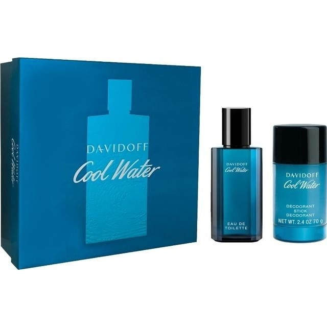 Davidoff Cool Water Man EDT 40 ml + Deo Stick 75 ml - Giftset in de groep BEAUTY & HEALTH / Cadeausets / Cadeausets voor hem bij TP E-commerce Nordic AB (C84659)