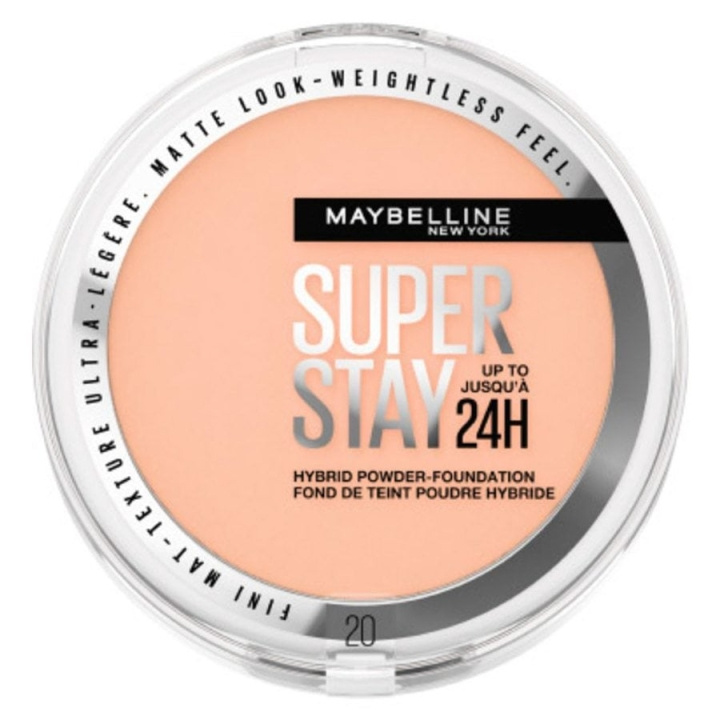 Maybelline New York Superstay 24H Hybrid Powder Foundation 20,0 in de groep BEAUTY & HEALTH / Makeup / Make-up gezicht / Poeder bij TP E-commerce Nordic AB (C84668)