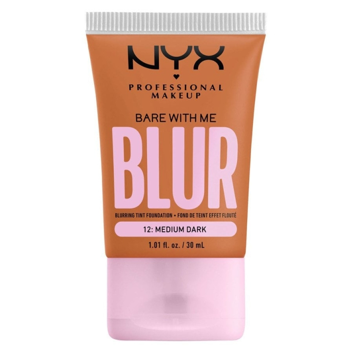 NYX Professional Makeup Bare With Me Blur Tint Foundation 12 Medium Dark in de groep BEAUTY & HEALTH / Makeup / Make-up gezicht / Foundation bij TP E-commerce Nordic AB (C84676)