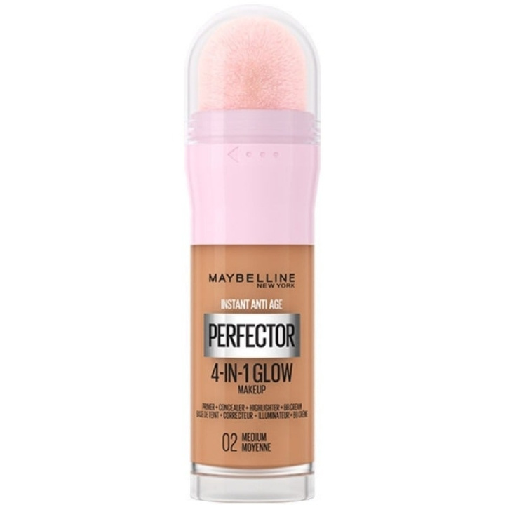 Maybelline Instant Perfector 4-in-1 Glow Make-up 02 Medium in de groep BEAUTY & HEALTH / Makeup / Make-up gezicht / Foundation bij TP E-commerce Nordic AB (C84692)