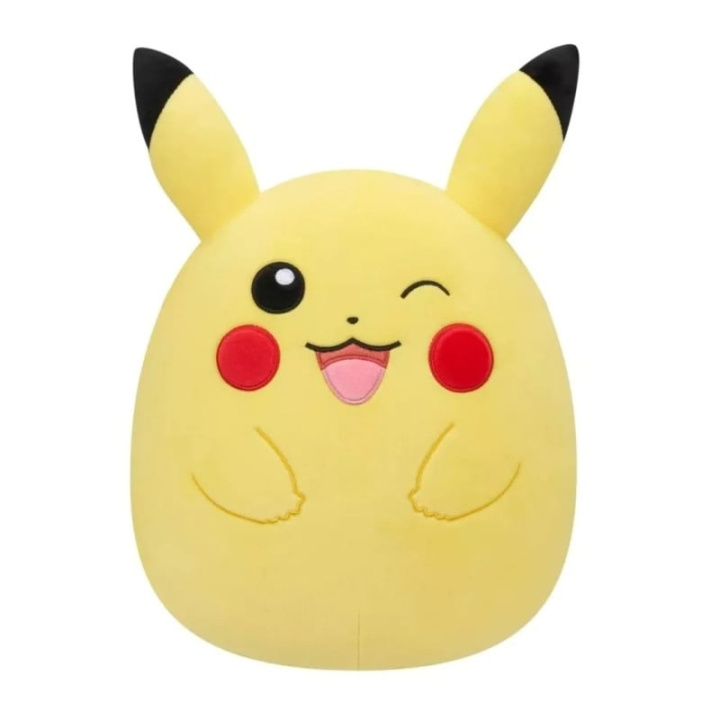 Squishmallows 50cm Pokémon - Knipogende Pikachu - (SQPK00050) in de groep SPEELGOED, KINDER- & BABYPRODUCTEN / Babyspeelgoed / Knuffels bij TP E-commerce Nordic AB (C84719)