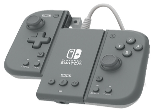 Hori Switch Split Pad Compact Bevestigingsset (Grijs) in de groep HOME ELECTRONICS / Spelconsoles en accessoires / Nintendo Switch / Accessoires bij TP E-commerce Nordic AB (C84749)