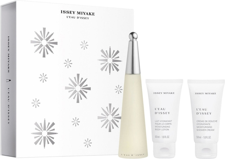 Issey Miyake L´Eau D´Issey EDT 50 ml + Bodylotion 50 ml + Douchecrème 50 ml - Giftset in de groep BEAUTY & HEALTH / Cadeausets / Cadeausets voor haar bij TP E-commerce Nordic AB (C84786)