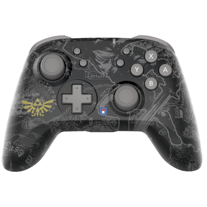 Hori HoriDraadloze PAD (Zelda - Zwart & Grijs) in de groep HOME ELECTRONICS / Spelconsoles en accessoires / Nintendo Switch / Accessoires bij TP E-commerce Nordic AB (C84793)