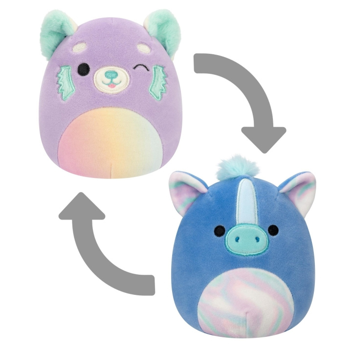 Squishmallows 13 cm P19 Flip A Mallows - Lexis/Romano in de groep SPEELGOED, KINDER- & BABYPRODUCTEN / Babyspeelgoed / Knuffels bij TP E-commerce Nordic AB (C84858)