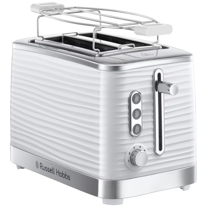 Russell Hobbs Inspire broodrooster - Wit in de groep HUISHOUDEN & TUIN / Huishoudelijke apparaten / Broodroosters & Broodgrills / Broodroosters bij TP E-commerce Nordic AB (C84865)