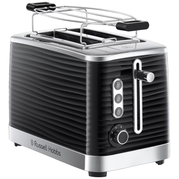 Russell Hobbs Inspire broodrooster - Zwart in de groep HUISHOUDEN & TUIN / Huishoudelijke apparaten / Broodroosters & Broodgrills / Broodroosters bij TP E-commerce Nordic AB (C84866)