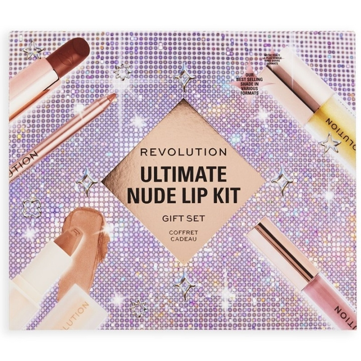 Makeup Revolution Ultimate Nude Lip Kit in de groep BEAUTY & HEALTH / Cadeausets / Cadeausets voor haar bij TP E-commerce Nordic AB (C84938)