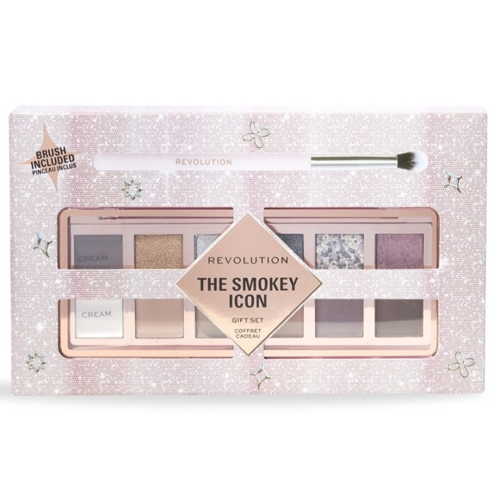 Makeup Revolution The Smokey Icon Palette Gift Set in de groep BEAUTY & HEALTH / Cadeausets / Cadeausets voor haar bij TP E-commerce Nordic AB (C84940)