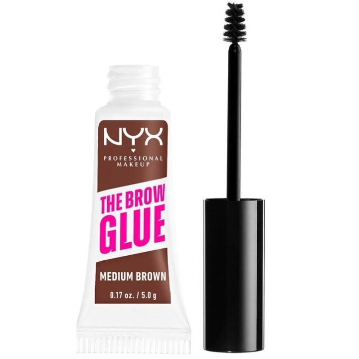 NYX PROF. MAKEUP The Brow Glue Instant Brow Styler 03 Medium Brown in de groep BEAUTY & HEALTH / Makeup / Ogen & Wenkbrauwen / Mascara bij TP E-commerce Nordic AB (C84948)