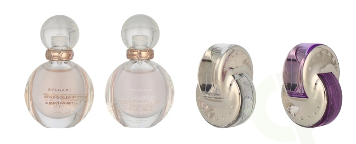 Bvlgari Femme Miniatures Collection 20 ml Rose Goldea Blossom Delight Edp 5ml/Rose Goldea Blossom Delight Edt 5ml/Omnia Crystalline Edt 5ml/Omnia Amethyste Edt 5ml in de groep BEAUTY & HEALTH / Geuren & Parfum / Parfum / Parfum voor haar bij TP E-commerce Nordic AB (C84992)